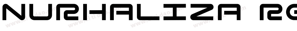 Nurhaliza Regular字体转换